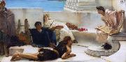 Alma-Tadema, Sir Lawrence A Reading from Homer (mk23) china oil painting artist